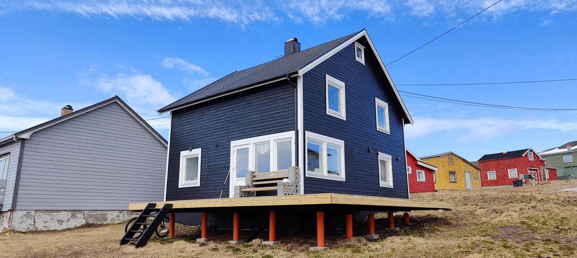 Apartamento Barents Sea Window Ytre Kiberg Exterior foto