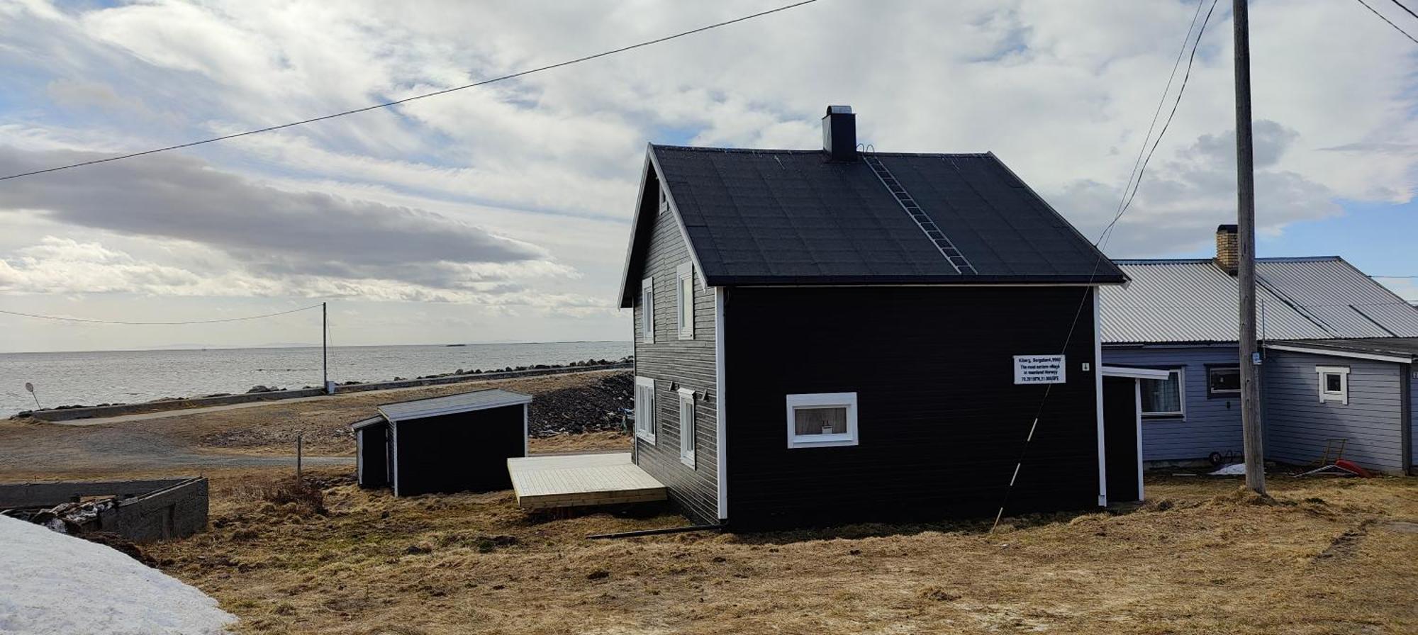 Apartamento Barents Sea Window Ytre Kiberg Exterior foto